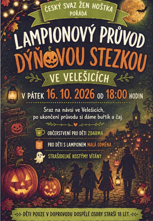lampiony na průvodu