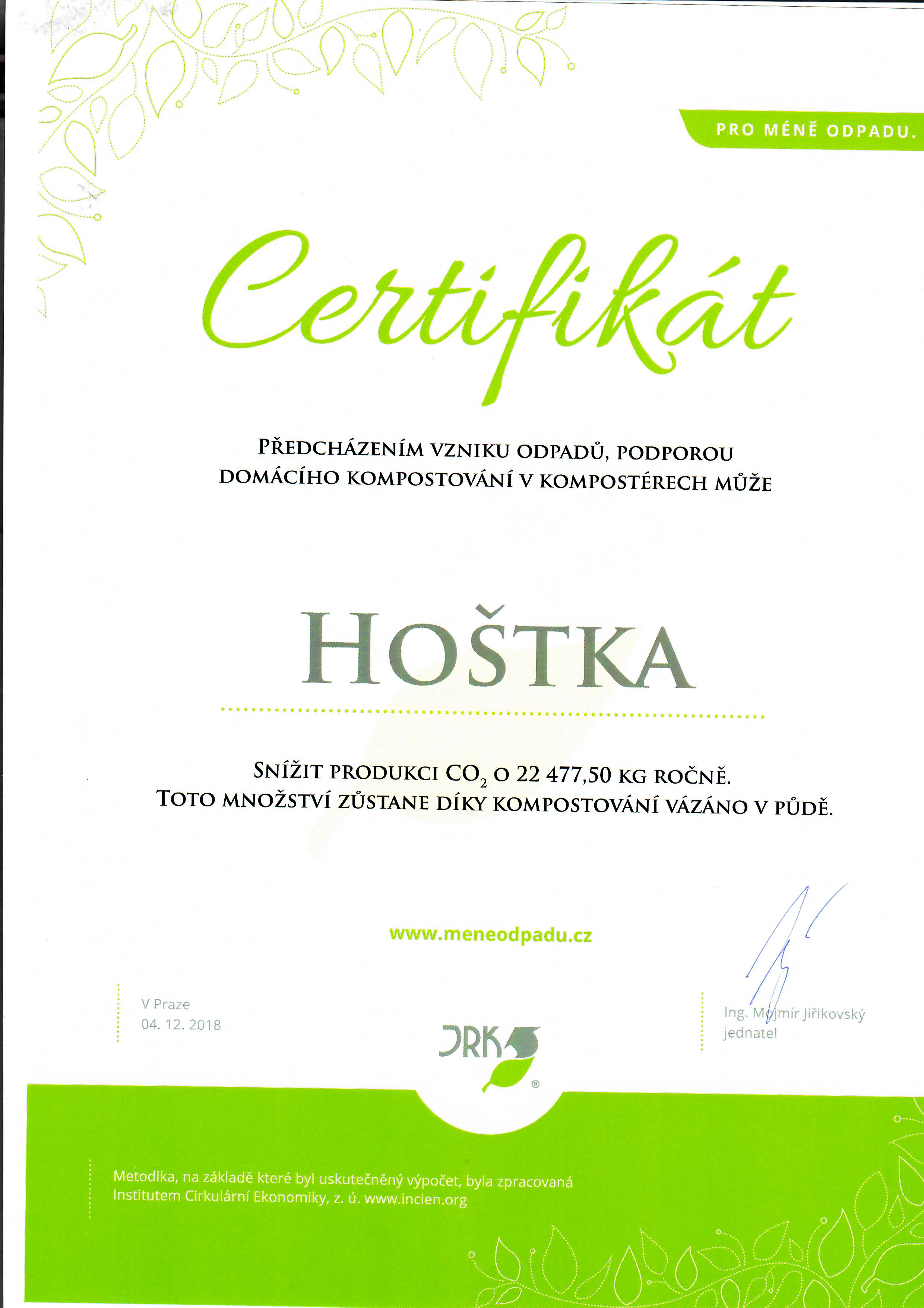 kompostery certifikat